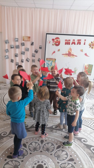 Празднование Дня Победы.
